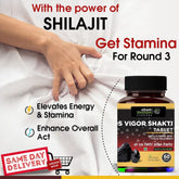 Oham Shoham Ayurveda’S OS Vigor Shakti TABLET For Boost Your Stamina, Strength And Increase Time.