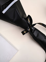 Pink & Black Roses Fresh Flowers Bouquet