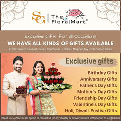 The FloralMart® Mother's Day Special Fresh Flowers Bouquet of 50 Pink Roses in Paper Wrapping, Bunch of 50 (Pink Rose)