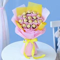 Expressive Pink Chocolate Bouquet