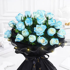 Celestial Blue Rose Fantasy