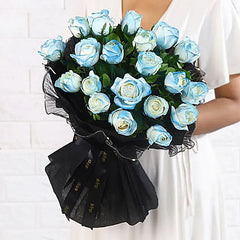 Celestial Blue Rose Fantasy